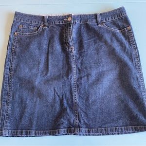 Plus size Jean skirt